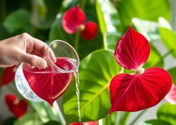 jak podlewać anturium