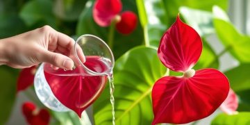 jak podlewać anturium