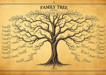 wzór jak zrobić drzewo genealogiczne do szkoły